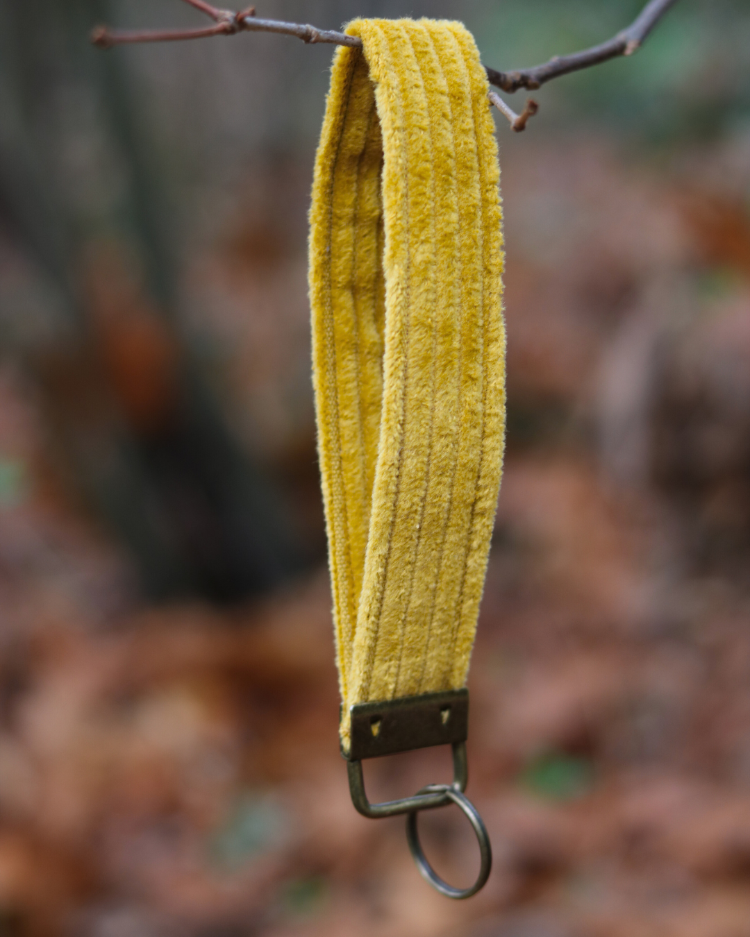 Amber Loop Keychain Wrislet - Okergeel