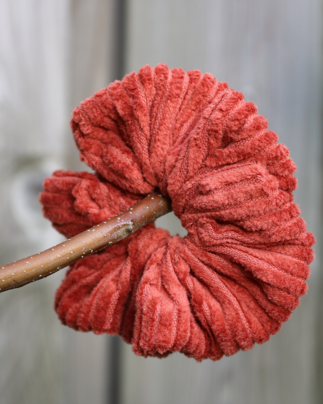 Golden Twist Scrunchie - Roestbruin